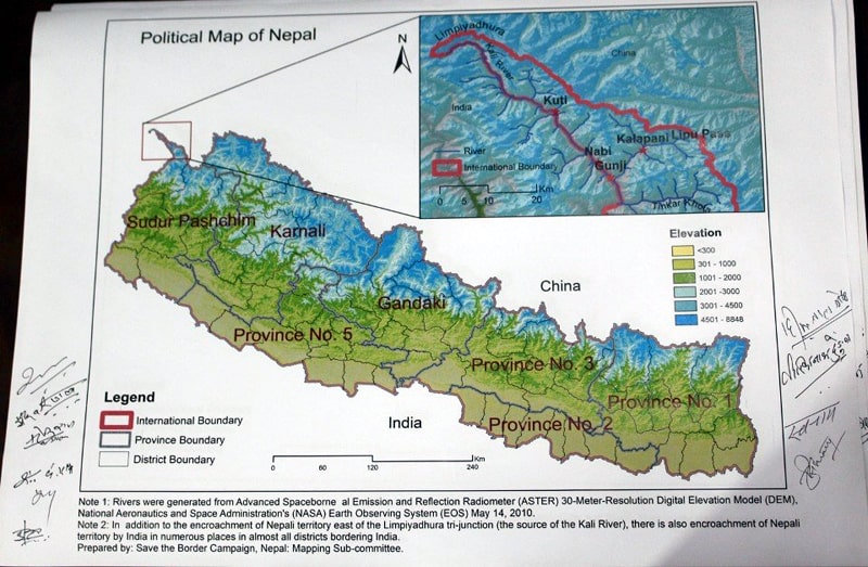 राजपत्रमै चुच्चे नक्सा गायब किन ? image