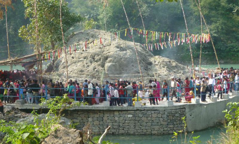 शालिग्राम शिलामा माघे सङ्क्रान्ति मेला लगाउन रोक