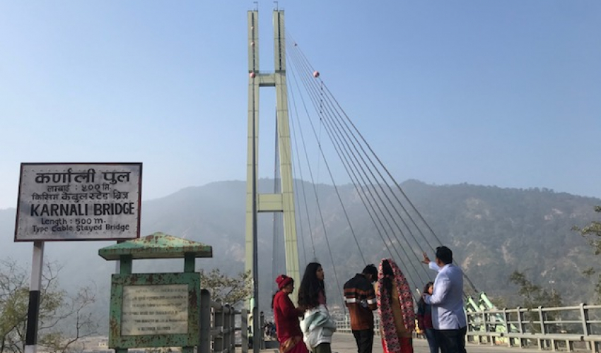 कर्णाली पुल चाँडो सम्पन्न गर्न ध्यानाकर्षण image