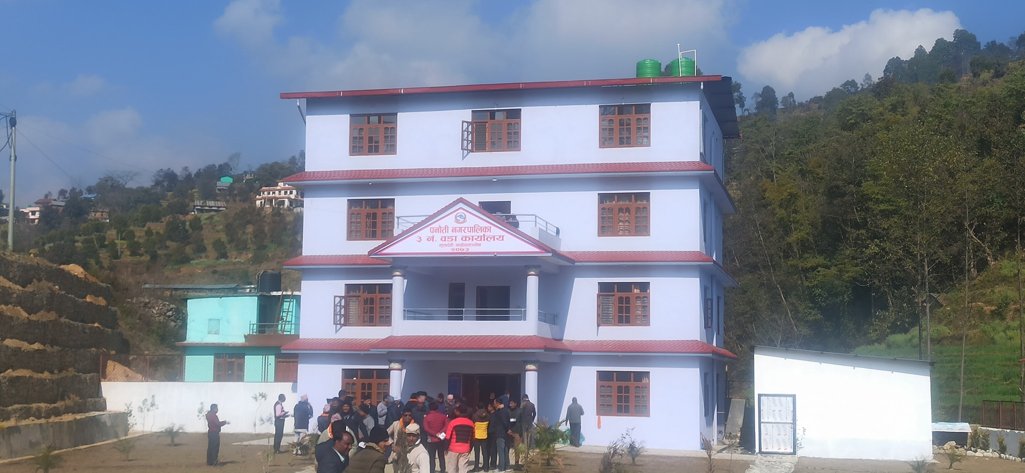 पनौती नगरपालिका वडा नं ३ को नवनिर्मित वडा कार्यालय उद्घाटन image