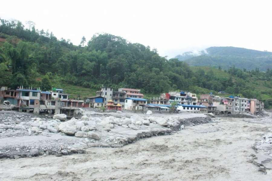 मेलम्ची बाढी प्रभावित क्षेत्र संरक्षणका लागि चार करोड