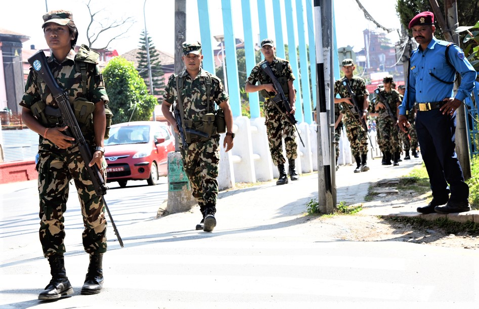 सेनाको निगरानीमा मतपत्र छापिदै image