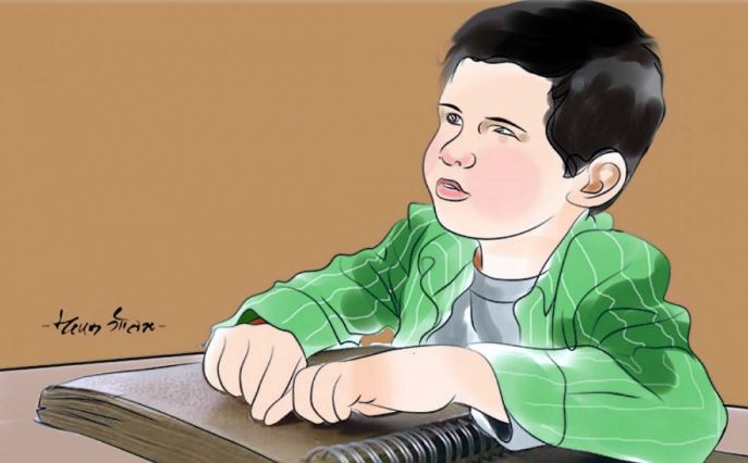 किताबबाट वञ्चित भए दृष्टिविहीन विद्यार्थी image