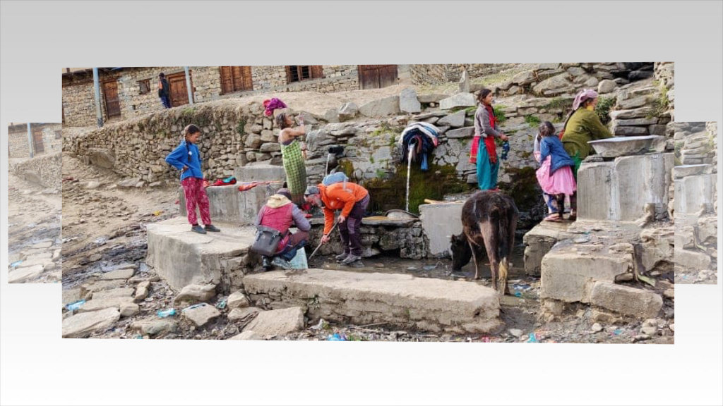 सिमकोट बजार सरसफाइमा जुटे विदेशी नागरिक image