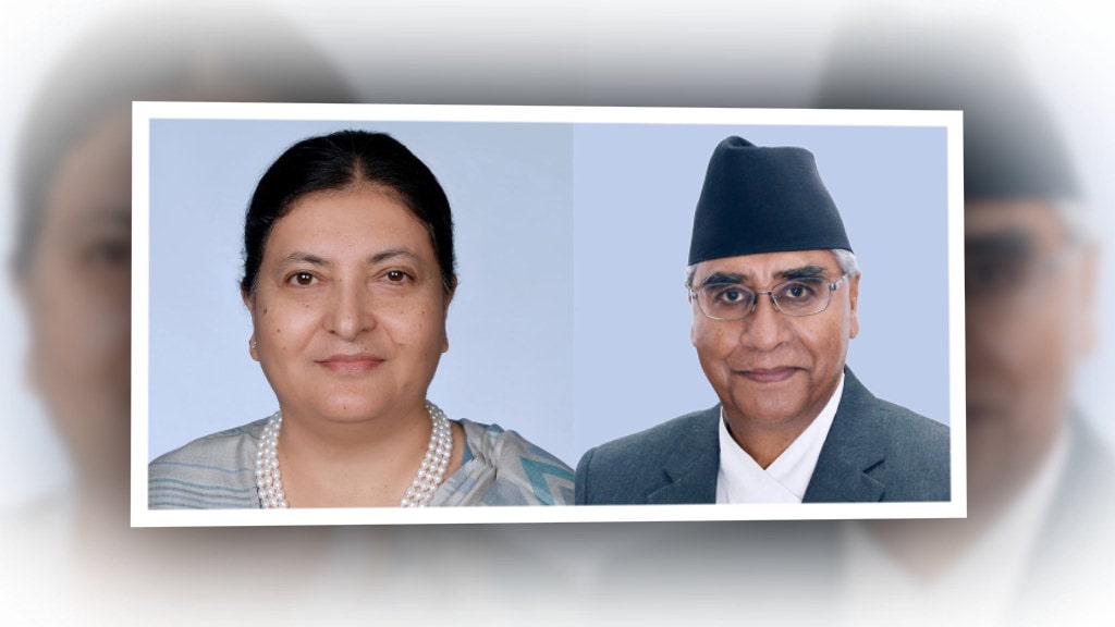 नयाँ वर्ष २०७९ का अवसरमाराष्ट्रपति भण्डारी र प्रधानमन्त्री देउवाको शुभकामना सन्देश image