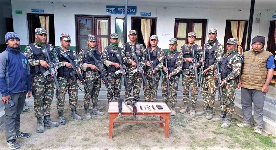 पूथा उत्तरगंगाको ओडारमा भेटियो राईफल