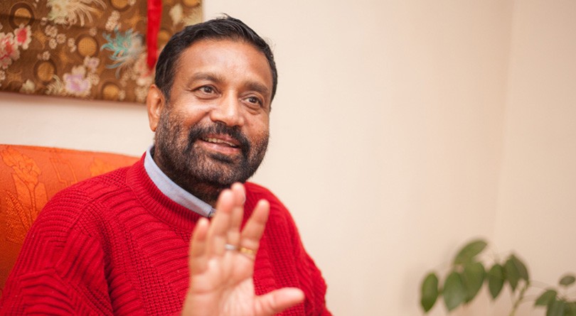 नेका नेता निधिद्वारा मतदान