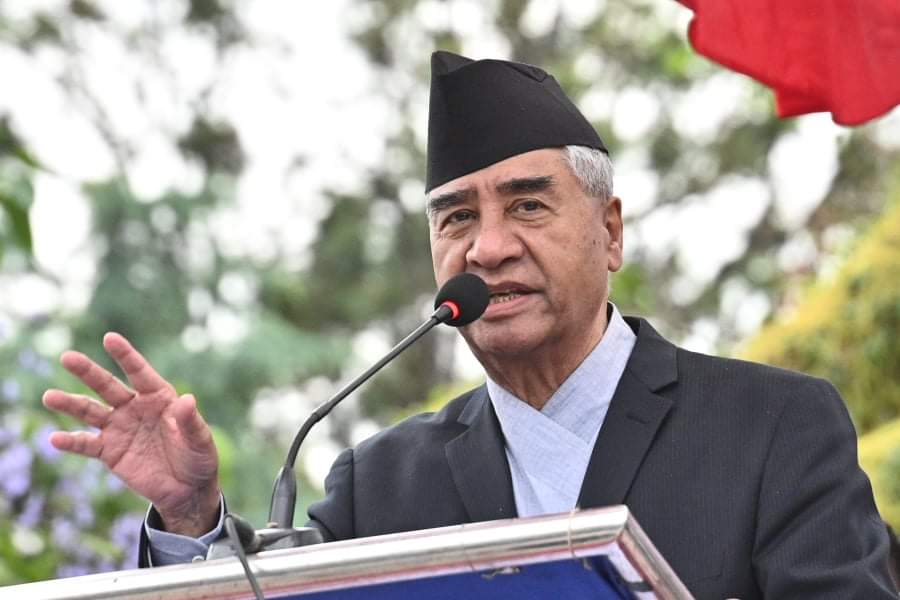 विकास र समृद्धिको बाटोमा अघि बढ्ने हाम्रो साझा उद्देश्य हो : प्रधानमन्त्री देउवा image