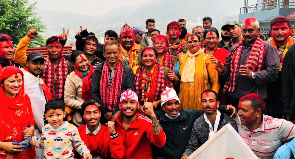 चन्द्रागिरी नगरको २ नं. वडामा भाईकृष्ण तामाङको टिम विजयी