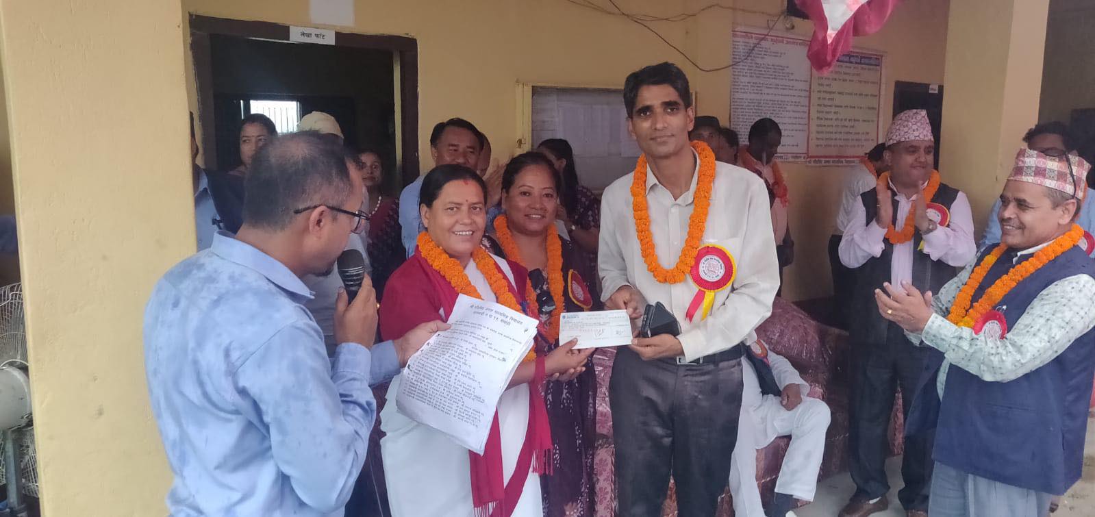 भारत सरकारको सहयोगमा फौद सिंह जनता माविको दुईतले भवन उद्घाटन image