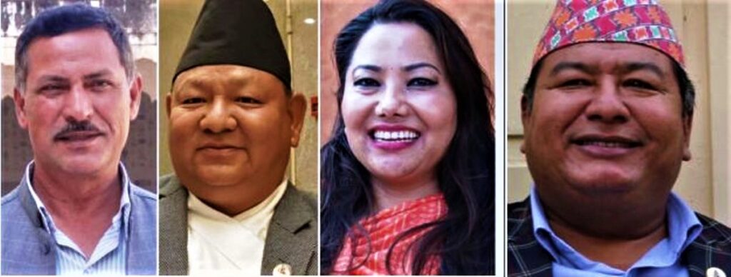चार मन्त्री ‘आउट’