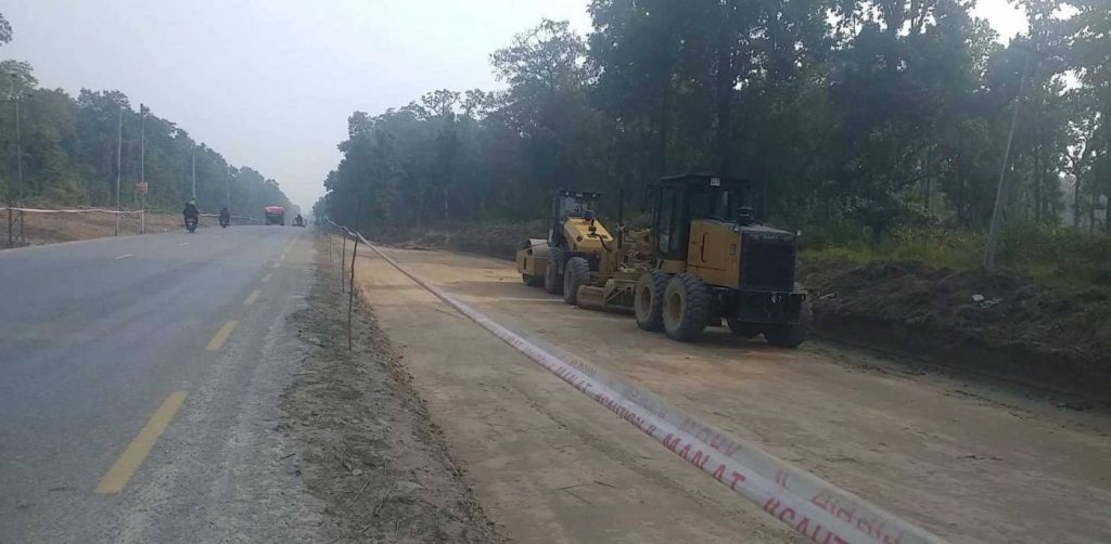 नारायणगढ–बुटवल सडक निर्माणकार्य सुस्त image