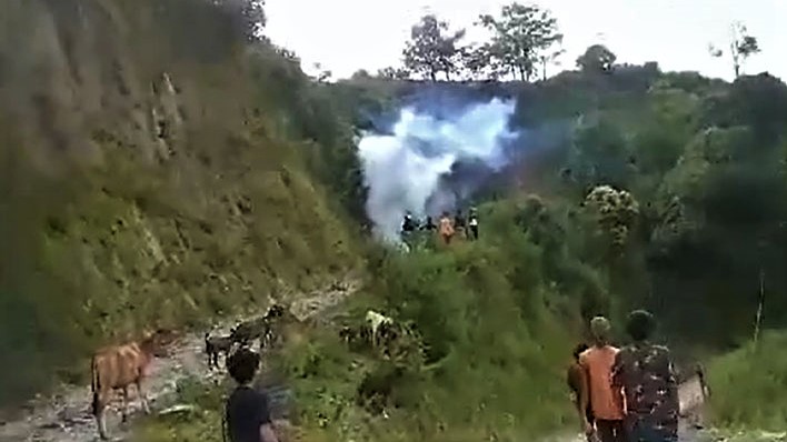 बञ्चरेडाँडामा हवाईफायर