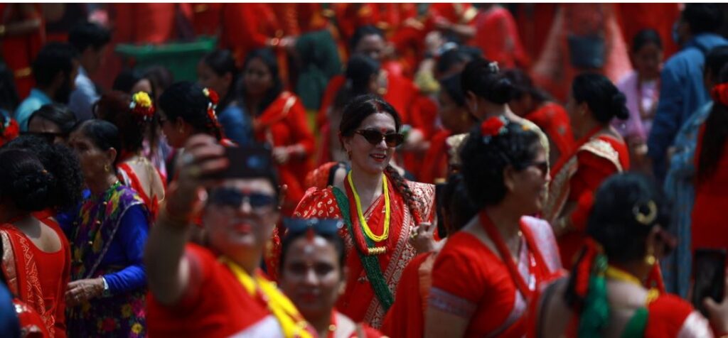 तीजको भिड पशुपतिमा