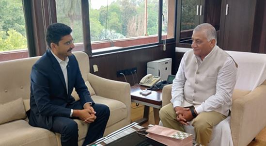 नागरिक उड्डयन राज्यमन्त्री जनरल विजयकुमार सिंह नेपाल आउने image