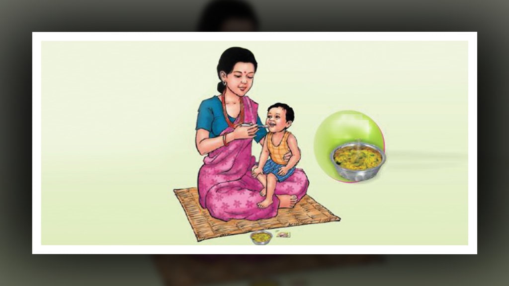 बिरामी अवस्थामा बच्चालाई थप खानामा जोड image