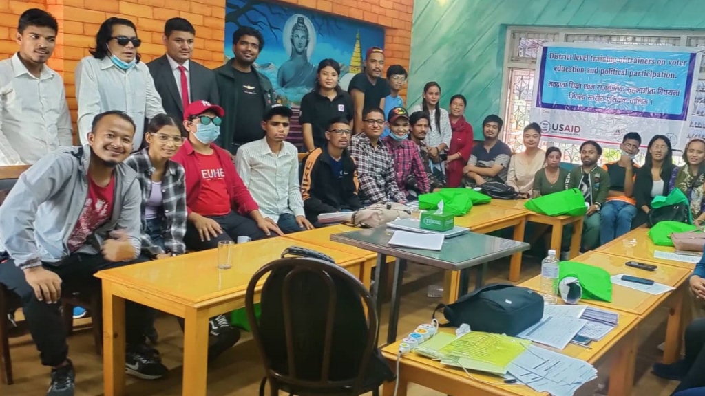 मंसिर ४ का लागि मतदाता शिक्षा तथा नमुना मतदान कार्यक्रम सम्पन्न image