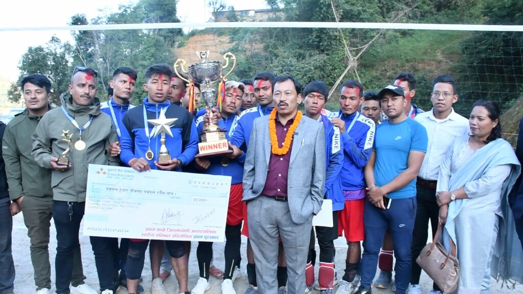 खानीखोलाले उचाल्यो कुशादेवीमा सञ्चालित पालिका स्तरीय भविबलको उपाधि (भिडियो सहित)