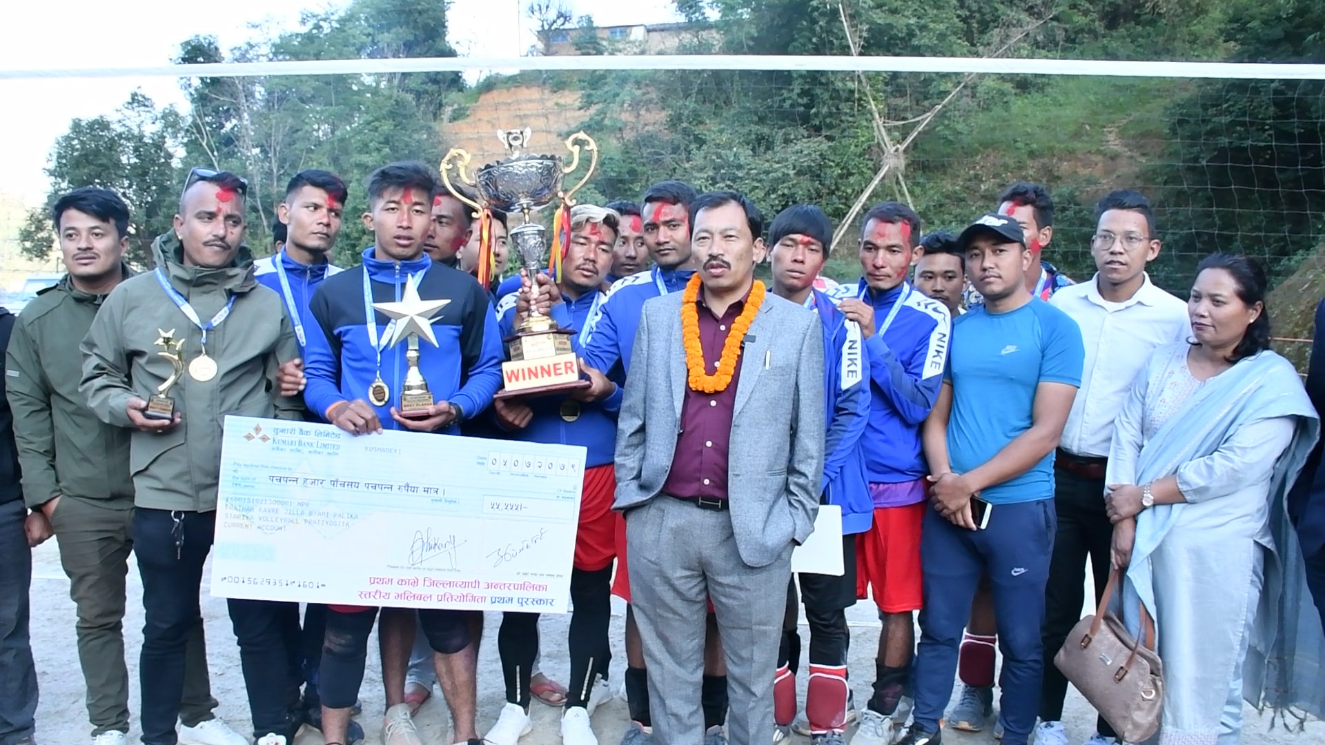 खानीखोलाले उचाल्यो कुशादेवीमा सञ्चालित पालिका स्तरीय भविबलको उपाधि (भिडियो सहित) image