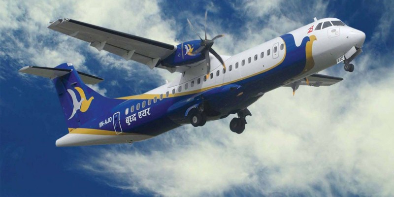 भैरहवाबाट काठमाडौंका लागि उडेको बुद्ध एयरको विमान जनकपुर पुग्यो