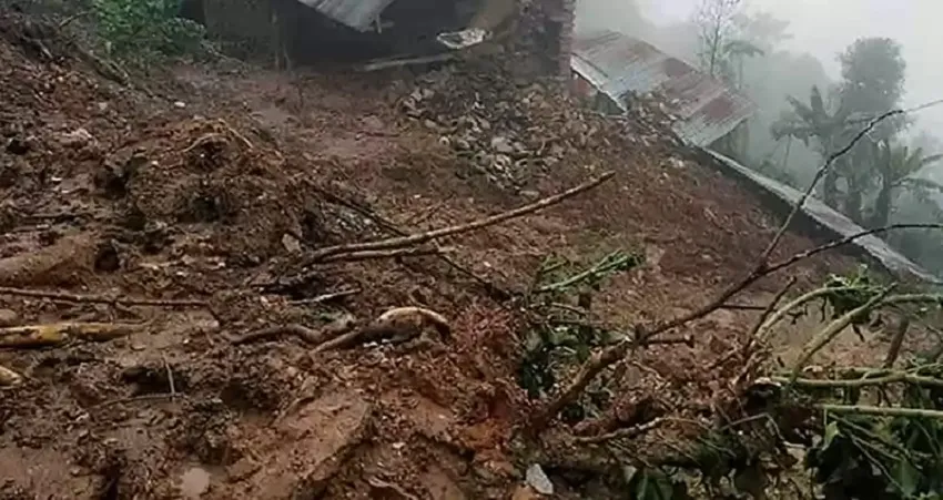 प्युठानमा पहिरोमा पुरिएर छ जना बेपत्ता