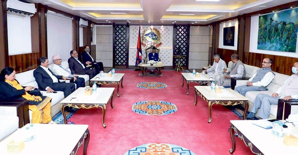 बालुवाटारमा अपरान्ह ४ बजे गठबन्धन दलको बैठक बस्दै