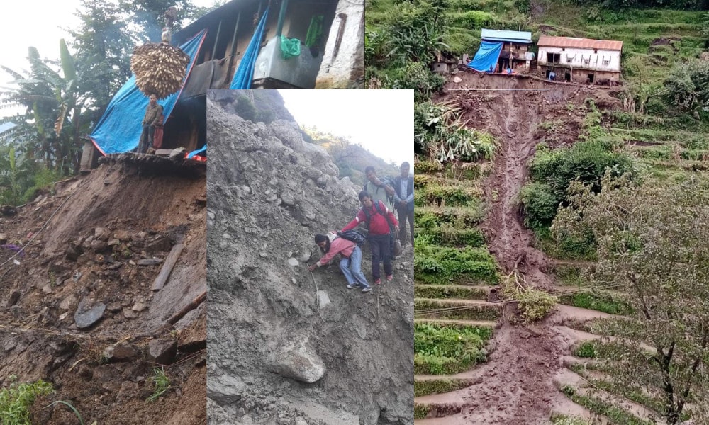 कालीकोटका ५१ बस्ती बाढी, पहिराको जोखिममा