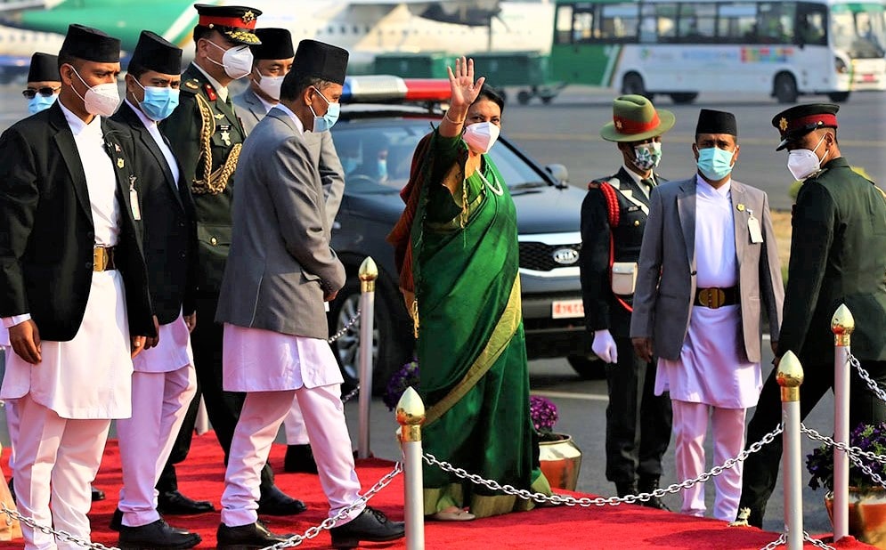 राष्ट्रपति विद्यादेवी भण्डारी आइसल्याण्डको ६ दिने औपचारिक भ्रमणमा