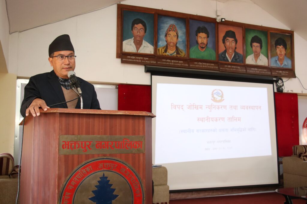 विपद् जोखिमबाट जोगिन सदा तत्पर रहनुपर्ने : मेयर प्रजापति