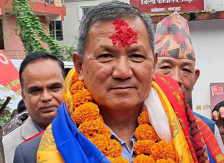 माओवादी नेता देव गुरुङ पराजित गर्दै लमजुङमा पृथ्वीसुब्बा निर्वाचित