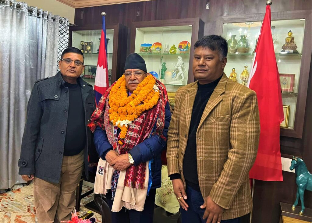 अध्यक्ष प्रचण्डलाई बधाईसंगै निमन्त्रणा