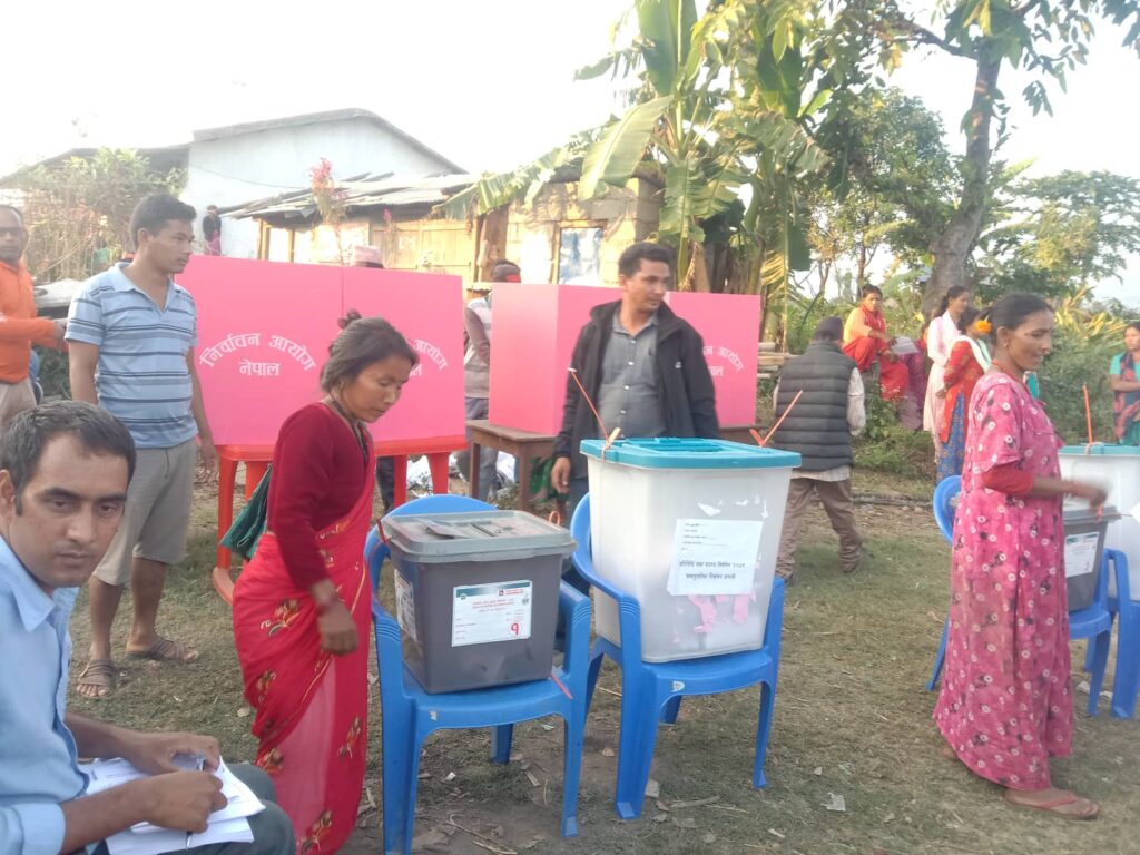 कैलालीमा सवा ३ बजेसम्म ४० प्रतिशत मतदान