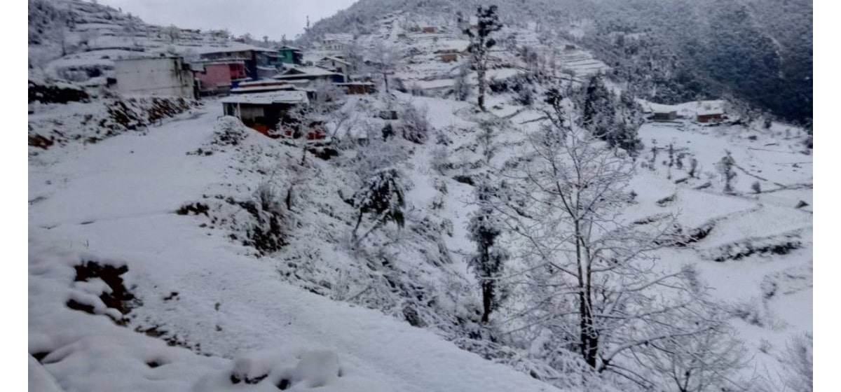 हिमाली भू–भागमा हिमपातको सम्भावना image