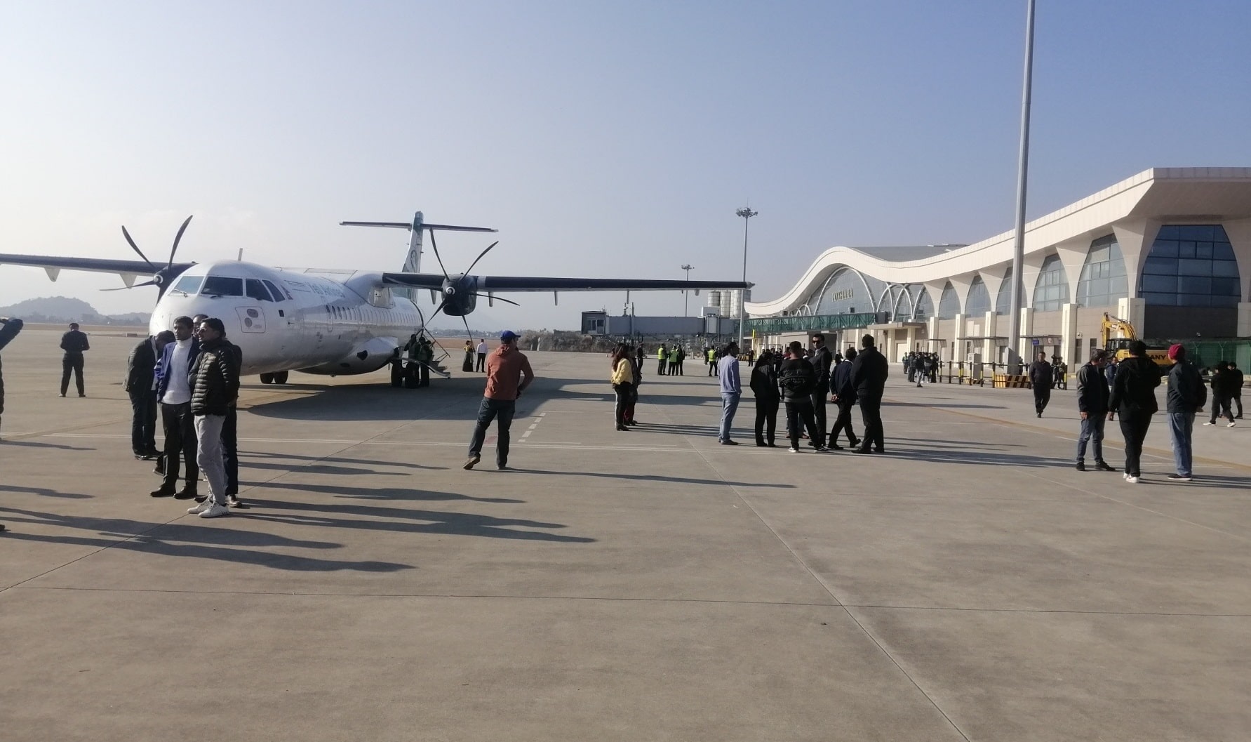 पोखरा क्षेत्रीय अन्तर्राष्ट्रिय विमानस्थलमा प्रदर्शन उडान सफल image