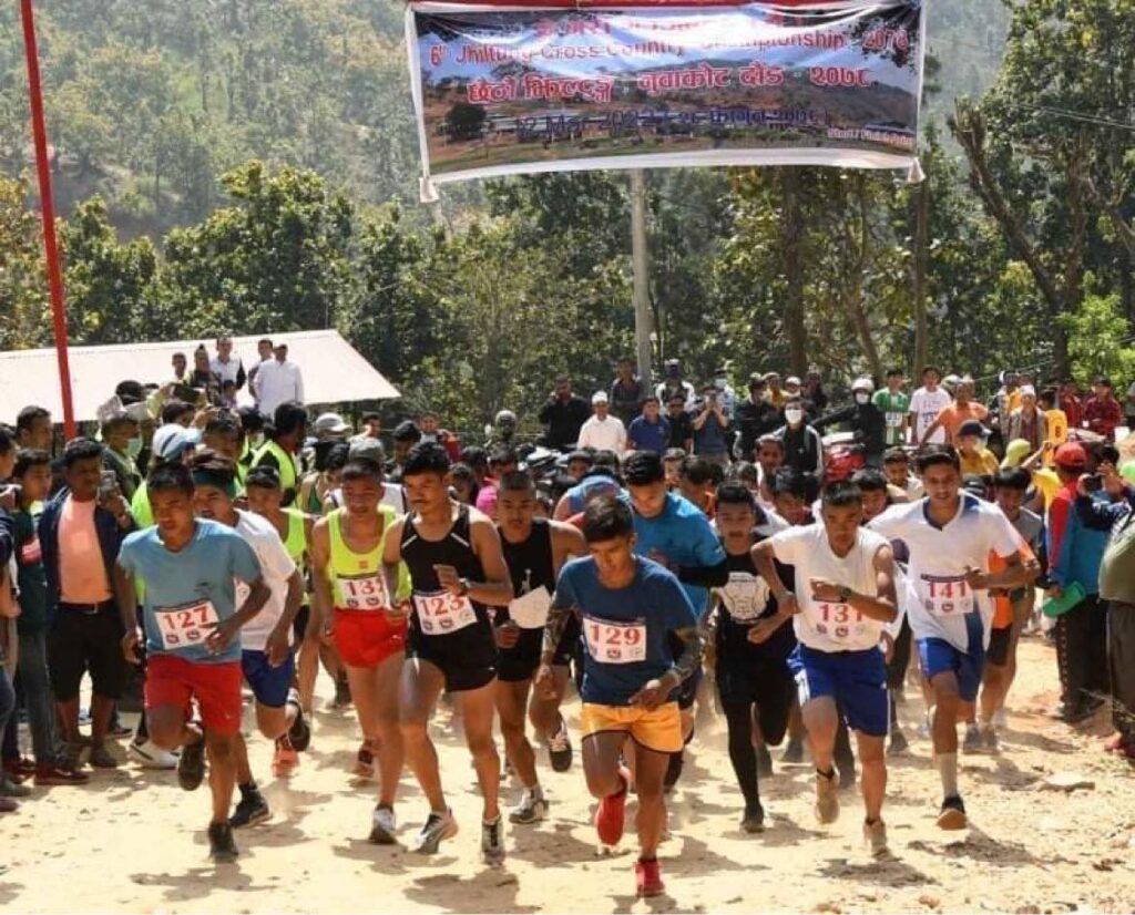 खेल पर्यटन बढाउन झिल्टुङ क्रसकन्ट्री दौड