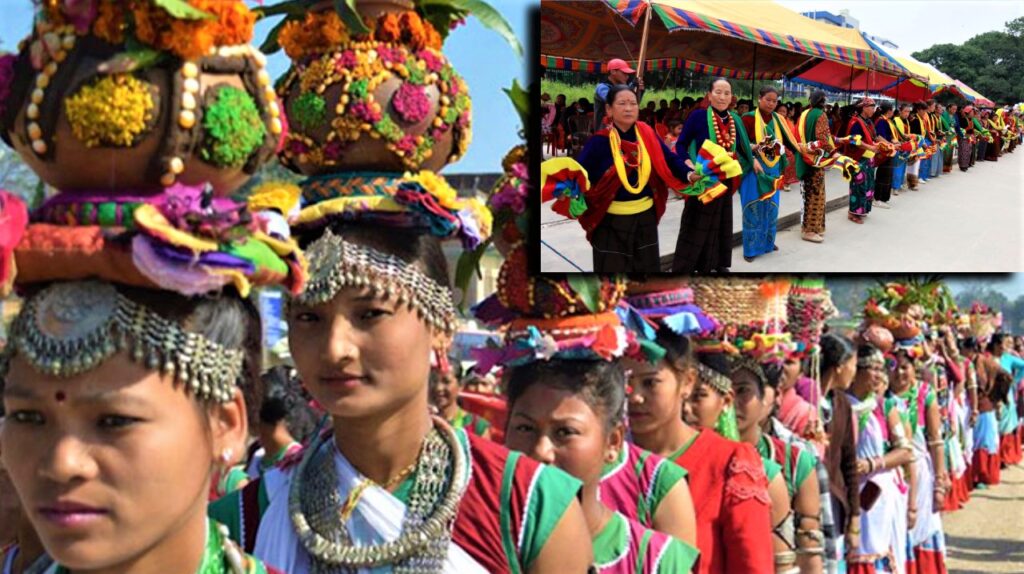 थारू बस्तीमा माघी, मगर समुदायमा भूम्याको रौनक