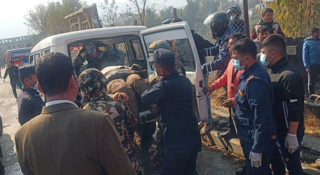 पोखरा जहाज दुर्घटना : २२ शव आफन्तलाई बुझाइयो image