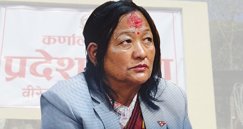 कर्णाली प्रदेशसभामा महिला सभामुख