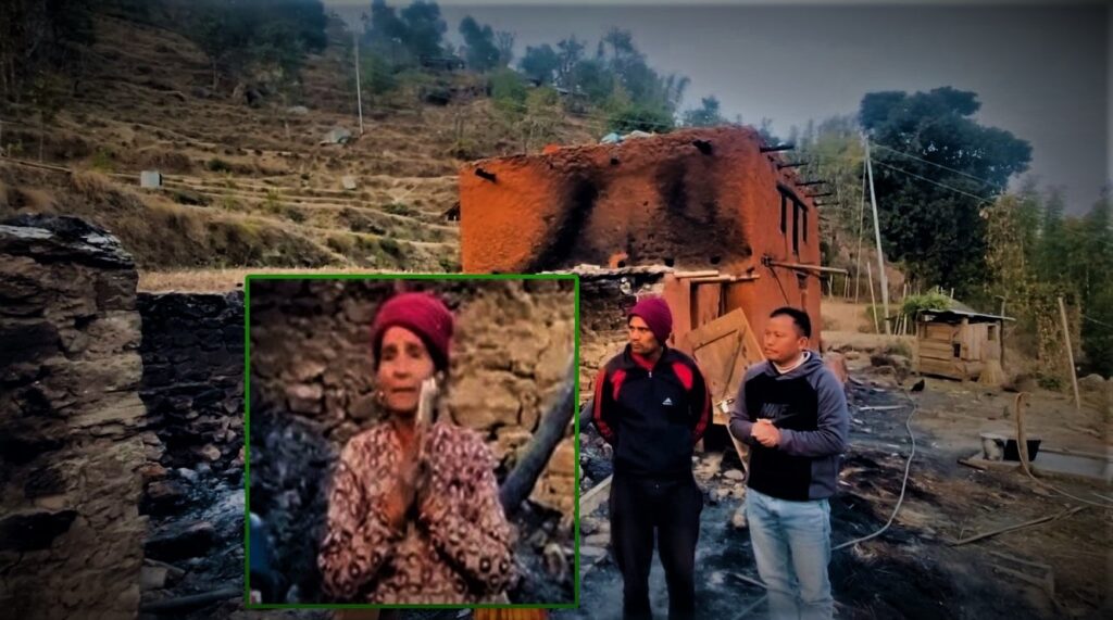 लिम्चुङबुङ गाउँपालिकाका आगलागी पीडितलाई पर्यटन सल्लाहकारद्धारा एक लाख नगद सहयोग