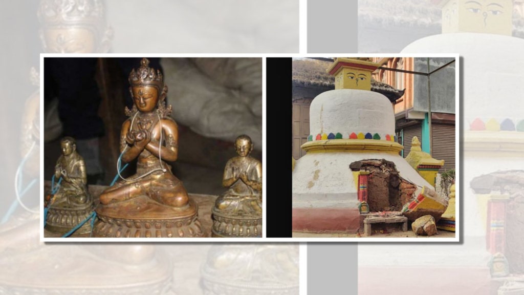 आठौँ शताब्दीको बुद्धको मूति चोरी image