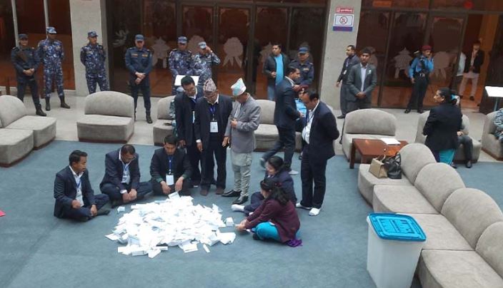 उपराष्ट्रपतिको निर्वाचनको मतगणना सुरु image