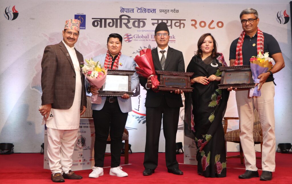 “नागरिक नायक २०८०” बाट भक्तपुर नगरपालिकाका मेयर सुनिल प्रजापति सम्मानित