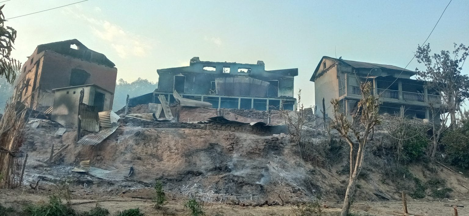 भुमिकास्थान नगरपालिका– २ ढाकाबाङमा आगलागी गराउने चारजना पक्राउ image