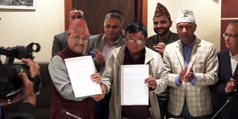 सरकार र राष्ट्रिय आविष्कार केन्द्रका संस्थापक महावीर पुनबीच ७ बुँदे सहमति image
