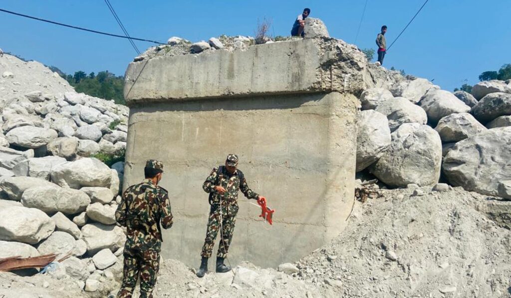 तीनवटा पालिका मेलम्ची, पाँचपोखरी र इन्द्रावती जोड्ने ‘बेलिब्रिज’ निर्माण हुँदै