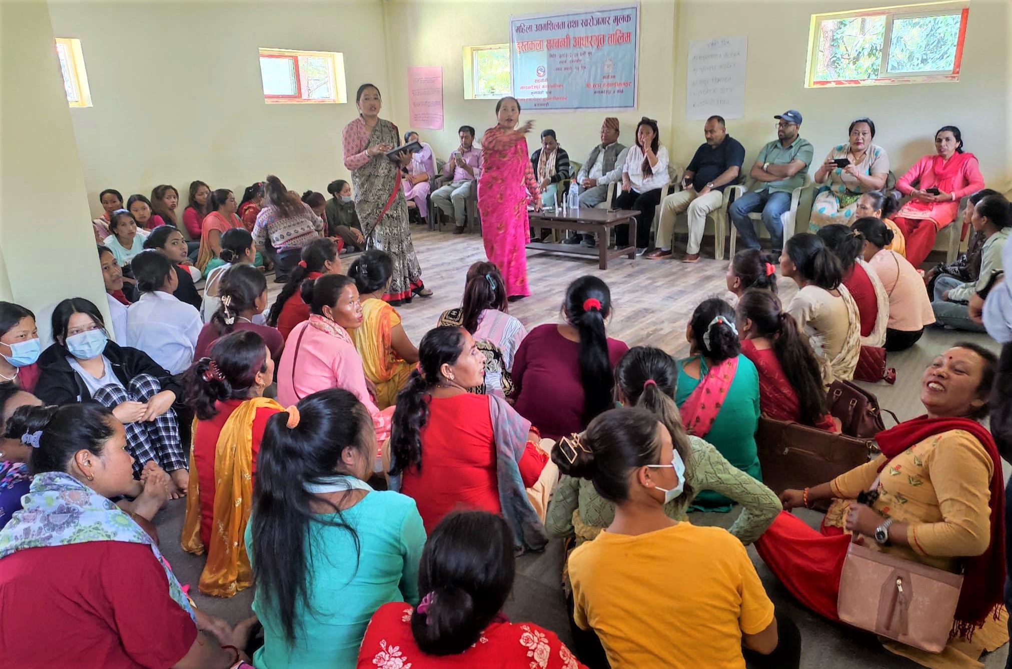 महिलालाई स्वरोजगार बनाउँन मन्डनदेउपुरमा उद्ममशिलता तथा हस्तकला तालिम image