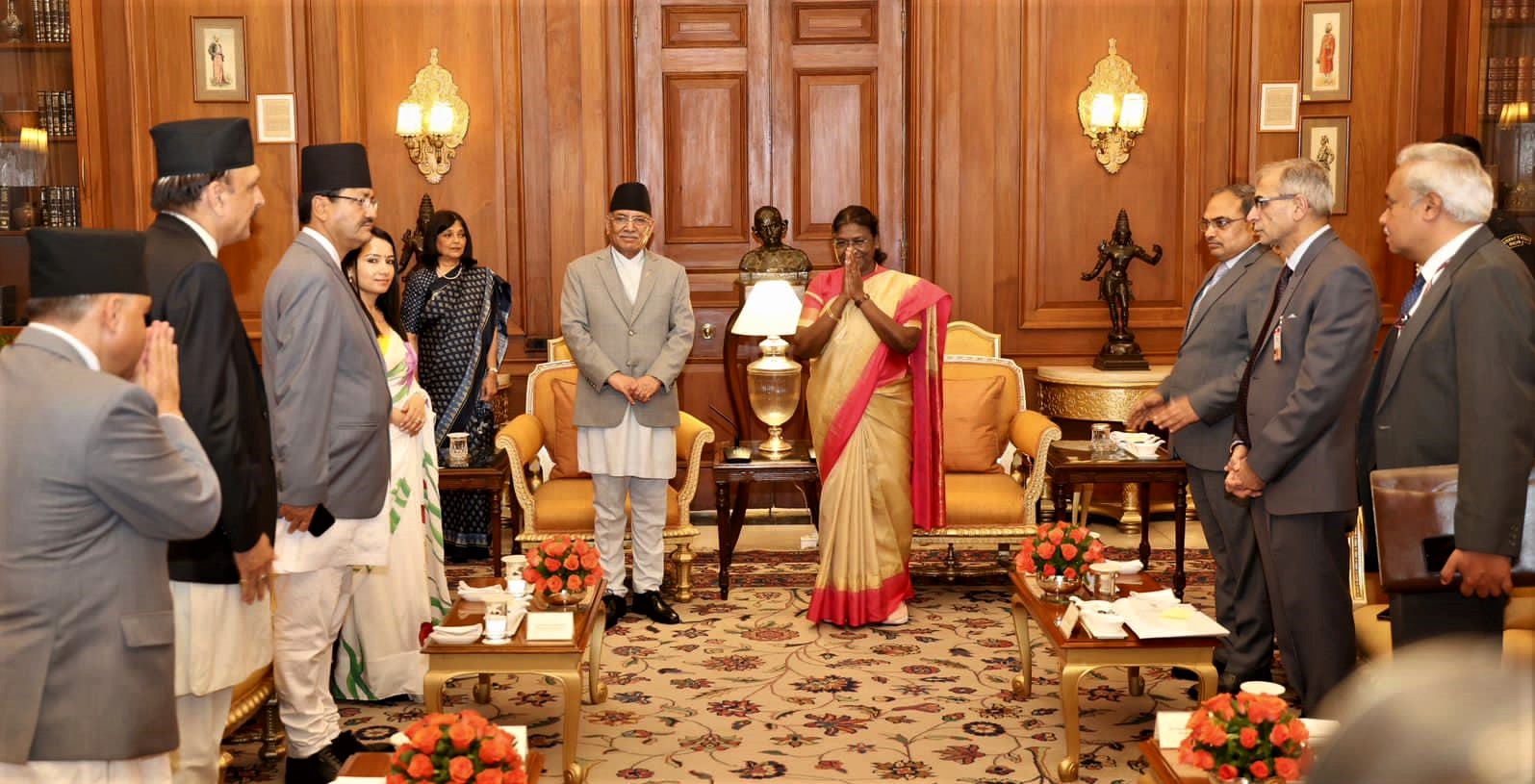 भारत भ्रमण सकेर प्रधानमन्त्री प्रचण्ड आज स्वदेश फर्किँदै image