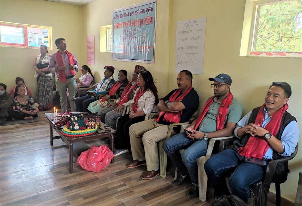 महिलालाई स्वरोजगार बनाउँन मन्डनदेउपुरमा उद्ममशिलता तथा हस्तकला तालिम