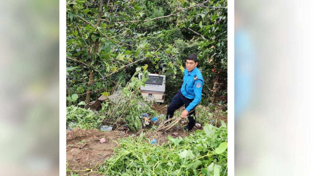 भक्तपुरको सांगामा बस दुर्घटना हुँदा ७ जना घाइते