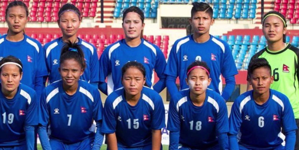 महिला फुटबलमा आज नेपालले डेब्यु गर्दै